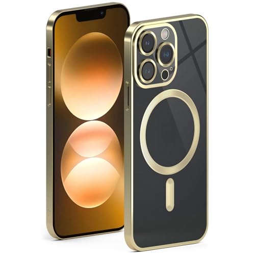 Coque silicone iPhone 13 Pro Max dorée ONEFLOW Aura haute protection