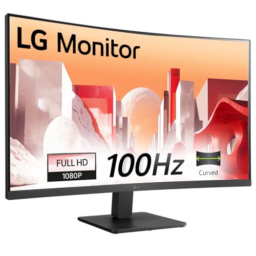 LG 32MR50C (32 Inch) Full HD Curved Monitor (1920 x 1080) with 10...