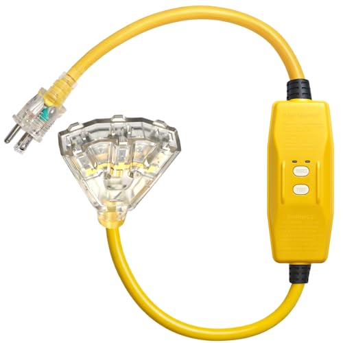 Keroyal 3FT GFCI Heavy Duty Extension Cord