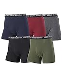 メンズ 綿混フライス前開きボクサーパンツ5枚組 VWY0123A0001