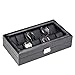 Produktbild HDICUHNANU Uhrenaufbewahrung Uhrenbox Mit 12 Fächern for Herren, Kohlefaser-Design, Vitrine, Metallschnalle, Schmuckaufbewahrung Uhren Zubehör