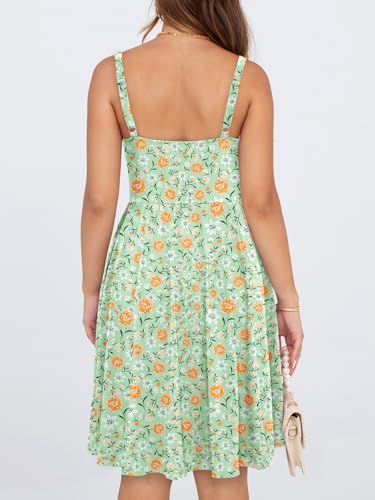 Image of YIOYOLA Womens Summer Mini Corset Casual Dresses Spaghetti Straps Lace Up Vacation Beach Sundress with Pockets 2026