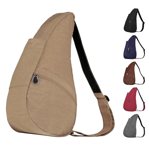 AmeriBag 15" Nylon Ergonomic Crossbody Sling Healthy Back Bag for