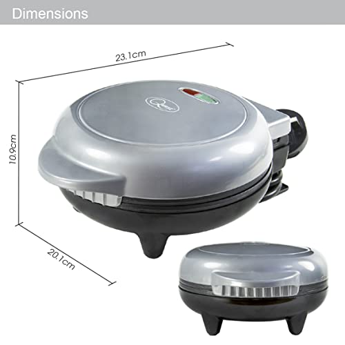 Dual Omelette Maker Electric - Easy Clean Non-Stick Cooking Plate - Makes Healthy Omelettes, Scrambled & Fried Eggs - Featuring Ready Indicator Light & Cool Touch Handle - Image 7