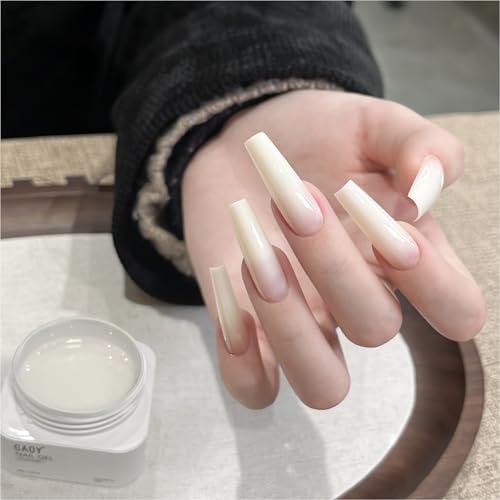 GAOY Watery Crystal Poly Gel for Nail Extensions, 30g Nail Builder Gel, Thin Viscosity, Easy Application & High Hardness, Nude Pink 03