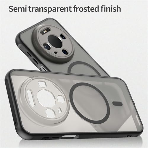 Image of Compatible with Huawei Mate 80 Pro Case Cover,Compatible with MagSafe,Anti-Fall,Compatible with Huawei Mate 80 Pro 5G SGT-AL50 Cell Protective Phone Case Black