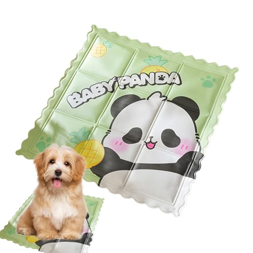 犬の冷却ベッド、カーシート冷却パッド | 折りたたみ可能なペット冷却マット,34.5x34.5cmの暑い天気保護、屋外キャンプ用のジェルドッグパッド、子犬のトレーニング