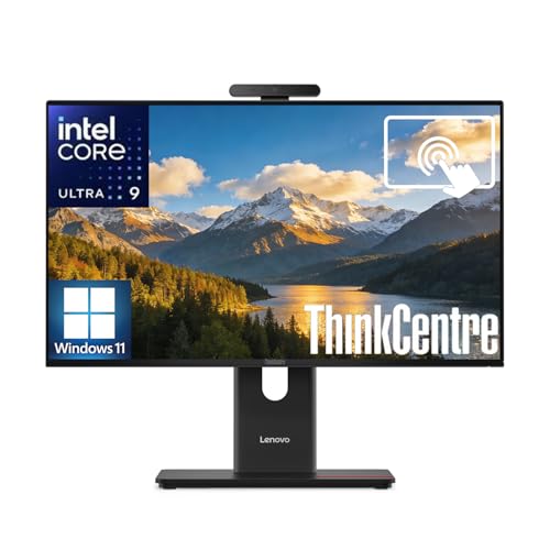 Image of Lenovo ThinkCentre M90a Gen 6 A.I. PC, 24 inch Touchscreen All-in-One Desktop, 24-core Intel Ultra 9 285, 32GB DDR5, 1GB SSD, Thunderbolt 4 + DisplayPort + HDMI, Wi-Fi 7, Wired KB&Mouse, Windows 11 Pro