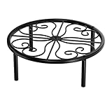 Chinpakden Plant Stand Plant Holder - Short Flower Stand for Garden Courtyard, Heavy Duty Plant Rack for Multiple Plant Indoor or Outdoor, Up to 60LBS.