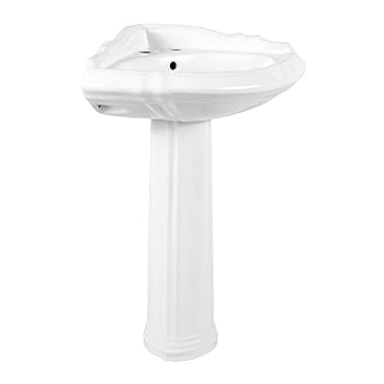 Vintage Tub & Bath Alzata 26 Inch Corner Pedestal Sink