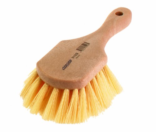 Image of Osborn 54072SP Palmyra Scrub Brush, 5 inch Brush Area Length, 6-1 /2 inch Brush Area Width, 10 inch Overall Length, 2 inch Trim Length