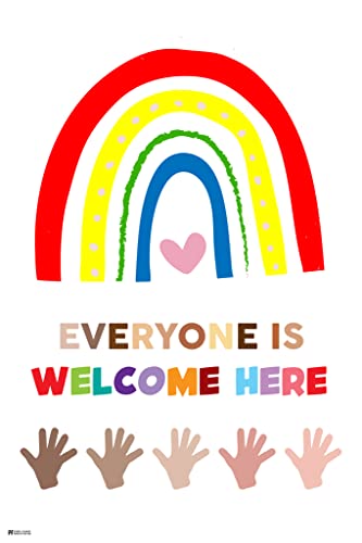 Image of Diversity Posters For Classroom Decorations School Essentials Teacher Multicultural Decor Everyone Is Welcome Here Signs Inclusive Preschool Poster Equity Kindness For Elementary Teachers
