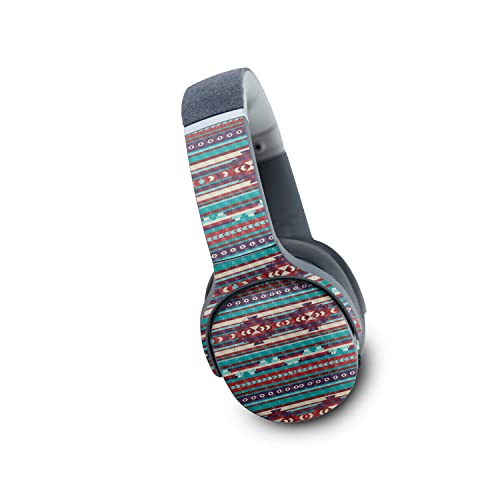 Image of MightySkins Carbon Fiber Skin Compatible with Skullcandy Crusher Evo Wireless - Southwest Stripes | Protective, Durable Textured Carbon Fiber Finish | Easy to Apply