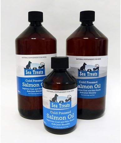 Sea Treats Salmon Oil Cat and Dog Food Supplement, 500 ml