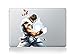 Aufkleber für Apple MacBook 33 cm (13 Zoll), Motiv Street Fighter Ryu