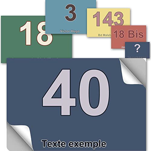 Sticker boite aux lettres - collection pastels : À Personnaliser… Cover