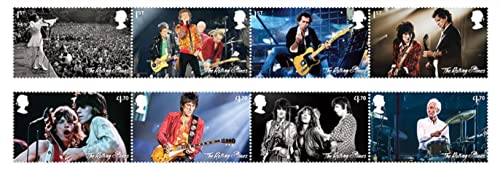 Royal Mail Stamp Set Made for The Rolling Stones