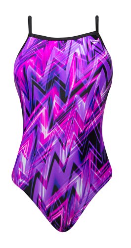 The Finals Women's Onyx Female Butterfly Back, Purple, Size 28
