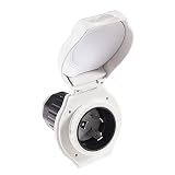 RV Shore Power Inlet 30-amp 125V with LED Great for Installation In Trailer RV Camper Van 30A Replac