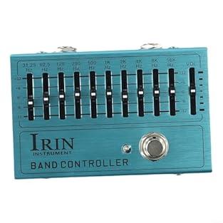 "【IRIN Overdrive Distortion Ten Segment Eq Effect Device For Electric Guitar】 *IRIN guitar effect pedal simulates and amplifies speaker sound with overdrive distortion and 3D delay, suitable for practice and performance. It offers a wide tone shaping...