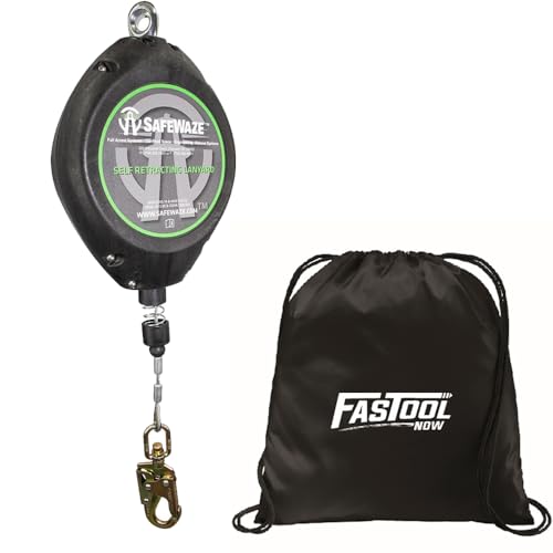 Safewaze FS-FSP1250-G Class B 50' Cable Poly Housing Retractable