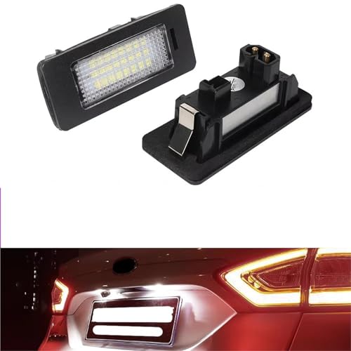 Luces de matrícula de coche con ajuste preciso para Serie 1 E82 E88 piloto impermeable 2