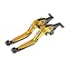 Motociclo Regolabile Leva della Frizione del Freno CNC Alluminio per Tmax 530 500 2008 2009 2010 2011 2012 2013 2014 2015 2016 2017 2018-Oro+Oro+Nero+Nero