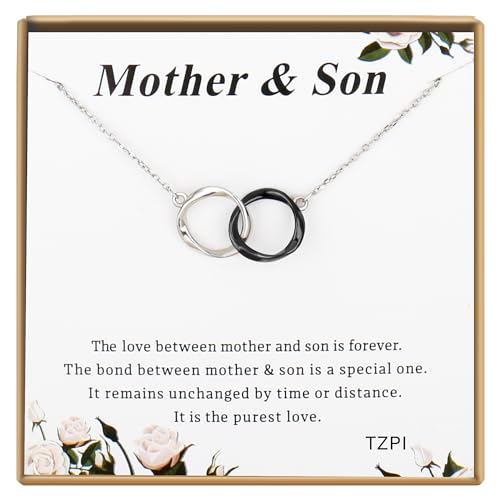 Sterling Silver Mother Day Gift for Mom Mother Daughter Son Necklace, Sympathy Gifts for Loss of Loved One Memorial Gifts Generations Necklace for Grandma Gift