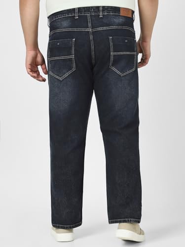 Image of Urbano Plus Men's Straight Fit Mid Rise Jeans