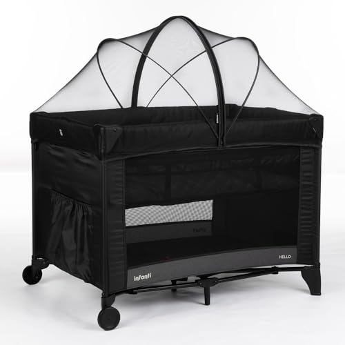 Infanti, Berço portátil desmontável Hello Infanti Cor: Preto Noite