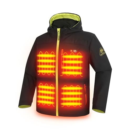 Men's Heated Jacket - 5-Zone Heating Battery Included (M)