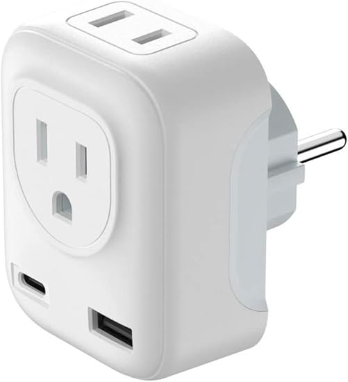 European Travel Plug Adapter from a Canadian Small Business High Speed