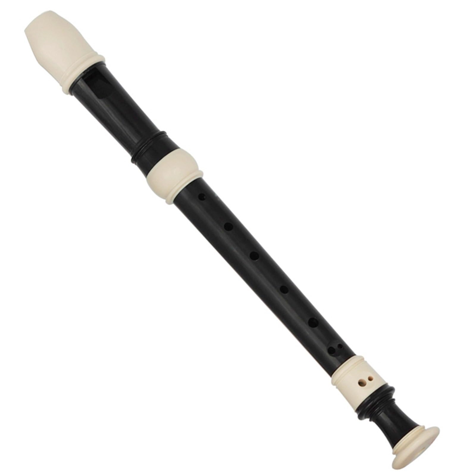 Anfänger sopranblockflöte 2Set Blockflöte Sopran Klarinette Lange Flöte Blockflöte Fingersatz Musical (Schwarz & Braun)