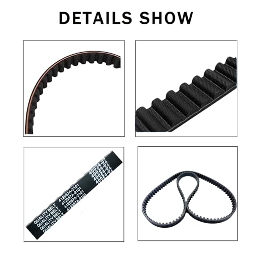 Image of Rear Drive Belt 137T 1 inch Aramid Belt Compatible with Harley Davidson Sportster XL883 XL1200 XR1200 2007-2022, FLHT /R /X FLTR 2007-2008, Replace 40024-07 40591-07 1204-0061