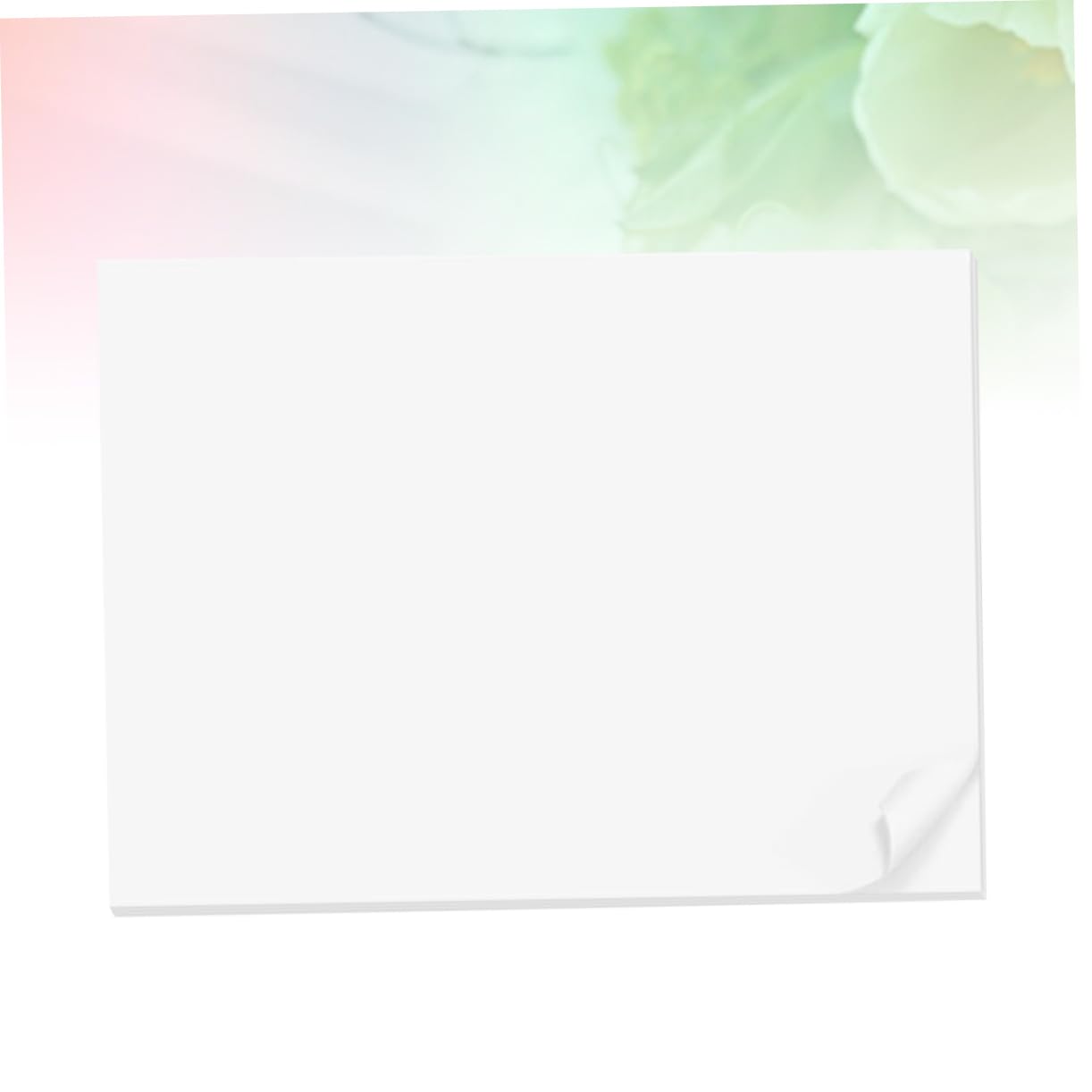 HOODANCOS Papier Aquarelle Pour Artistes 100 Feuilles A4 Vierges Recyclées Pour Croquis Et Dessins