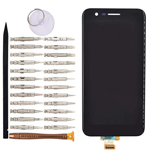 Image of LCD Screen Display with Digitizer Touch Panel Without Bezel Frame for LG K10 2017 X400 M250N(Black)