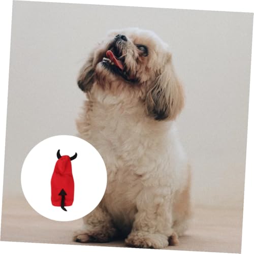 Disfraz de Diablo para perro XL cálido y tridimensional miniatura 4