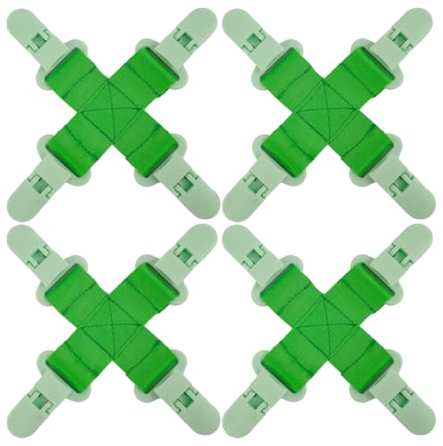 Ajqxh 4Pcs Bed Sheet Detangler Reduces Laundry Tangles Keep Bed Sheets/Duvet Covers/Blankets from Tangling Twisting and Balling in Washer and Dryer Saves Time and No Damage to Fabric
