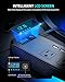 ShockFlo 200W Car Power Inverter DC 12V to 110V AC Converter Car Outlet Adapter, Car Inverter with Load Intelligent Display, 3 Replaceable Fuses, QC3.0 18W & PD 20W Port, 2 x 2.4A USB Ports