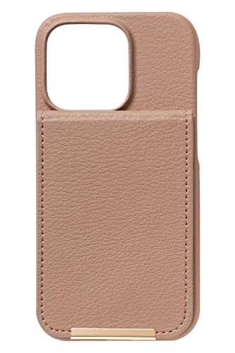 salisty iPhone 14 Pro ケース キャッシュレスケース slim (ピンクベージュ)【サリスティ スマホケース ポケット付き アイフォン14pro 用 iphone14プロ 用 カバー おしゃれ】