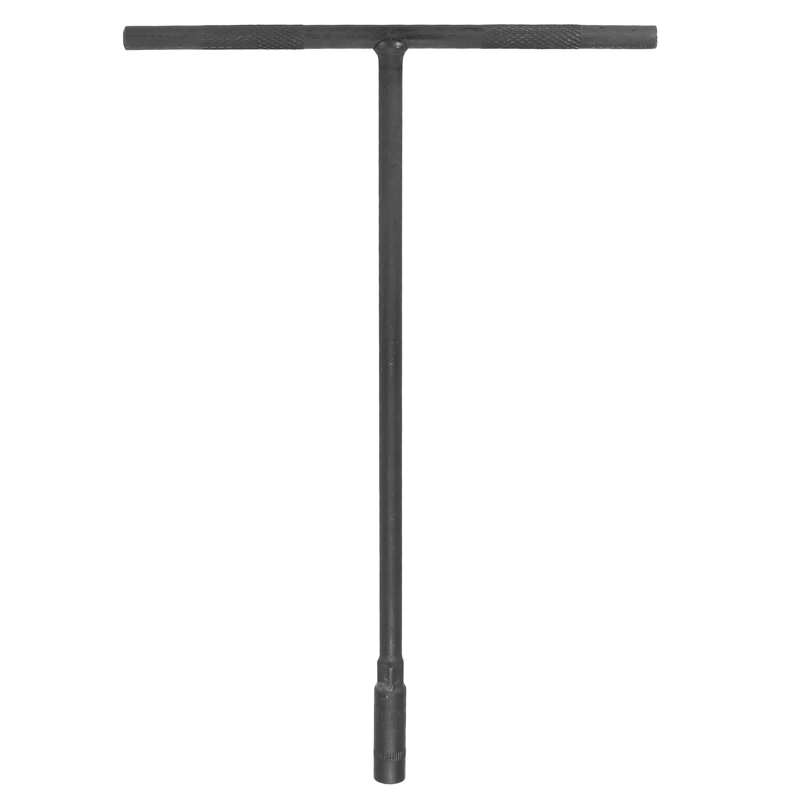 sourcing map T-Handle Wrench Socket 8mm Metric High Carbon Steel 6-Point Spanner Socket with Long Reach for Motorcycle Bicycle Car Repair, Gray-Black