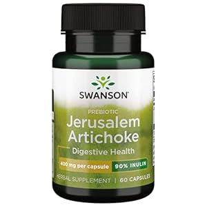 Swanson Full Spectrum Jerusalem Artichoke 400 Milligrams 60 Capsules