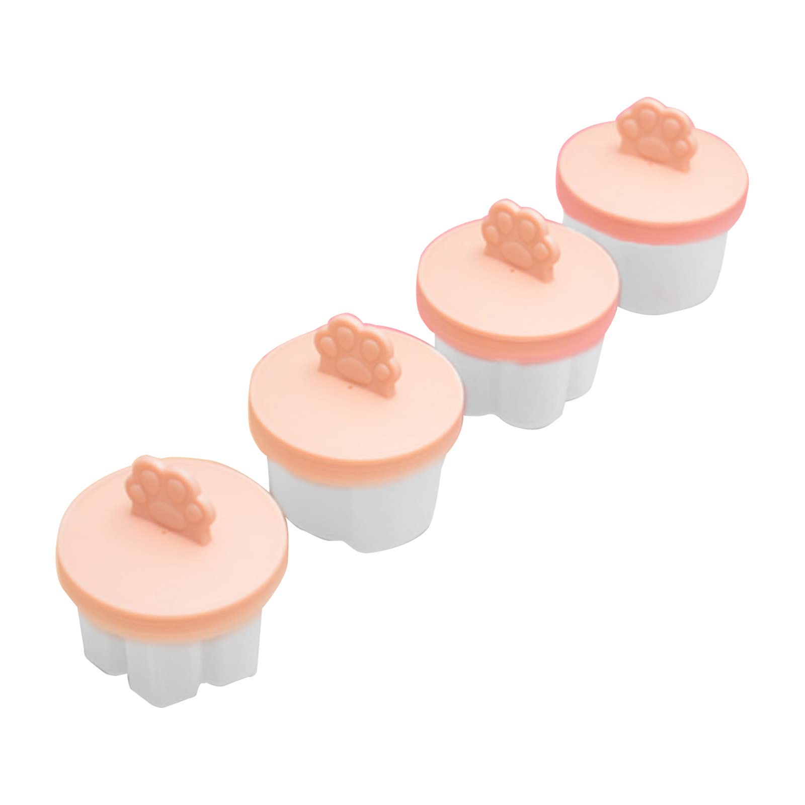 Buxuaaaa B Uxuaaaa 4 Pack Aby Food Mold Small Molds Jello Cups With Lids Home Aking Tools Dessert Molds With Lids Small For Aking