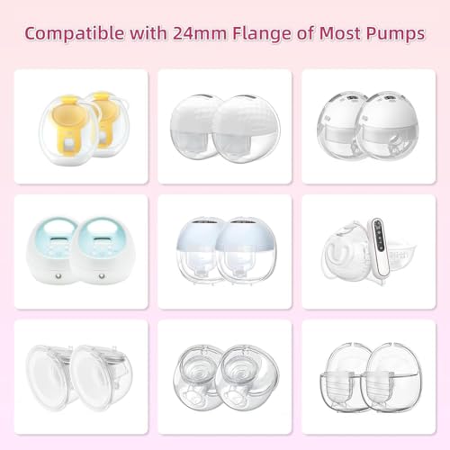 Image of Hodaqe Breast Pump Flange Inserts for 24 mm Shields, 5 Pcs