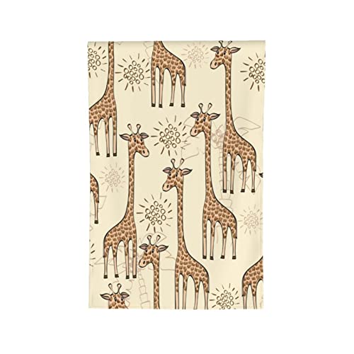Drapeau de jardin extérieur girafes déco balcon double face - 6