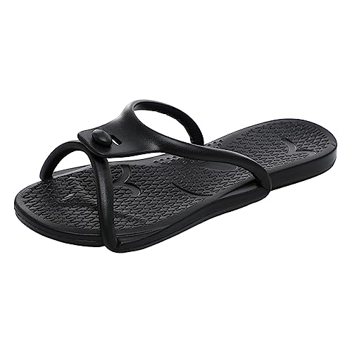 Genérico Chanclas de moda para mujer piscina ortopédicas zapatillas con soporte arco Comodas y Versatiles deportivos cuña sandalias casa goma Interior Exterior
