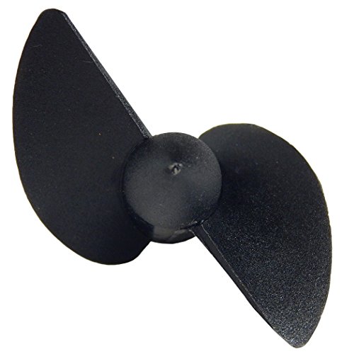 Preisvergleich Produktbild Arkai Bootspropeller 2-Blatt Linksdrehend Schwarz 42 mm Durchmesser