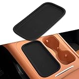 SMABEE Kabelloses Ladepad für die Mittelkonsole für Lingpao C10 C16 /Leapmotor C10 C16 2024 2025 Zubehör Silikon Schwarz