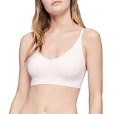 Picture of Calvin Klein Women's Invisibles Wirefree Lightly Lined Triangle Bralette, Nymph's Thigh, X-Large