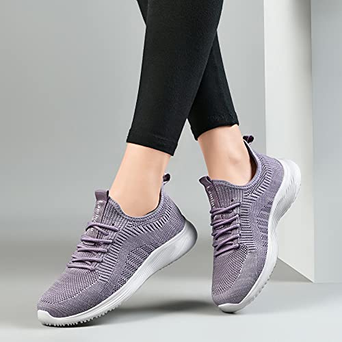 Lamincoa Women's Slip‑On Walking Sneakers, Lightweight Running Shoes Purple by Lamincoa - Used condition - Image 7